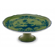 Ginori Oriente Italiano Malachite Cake Stand